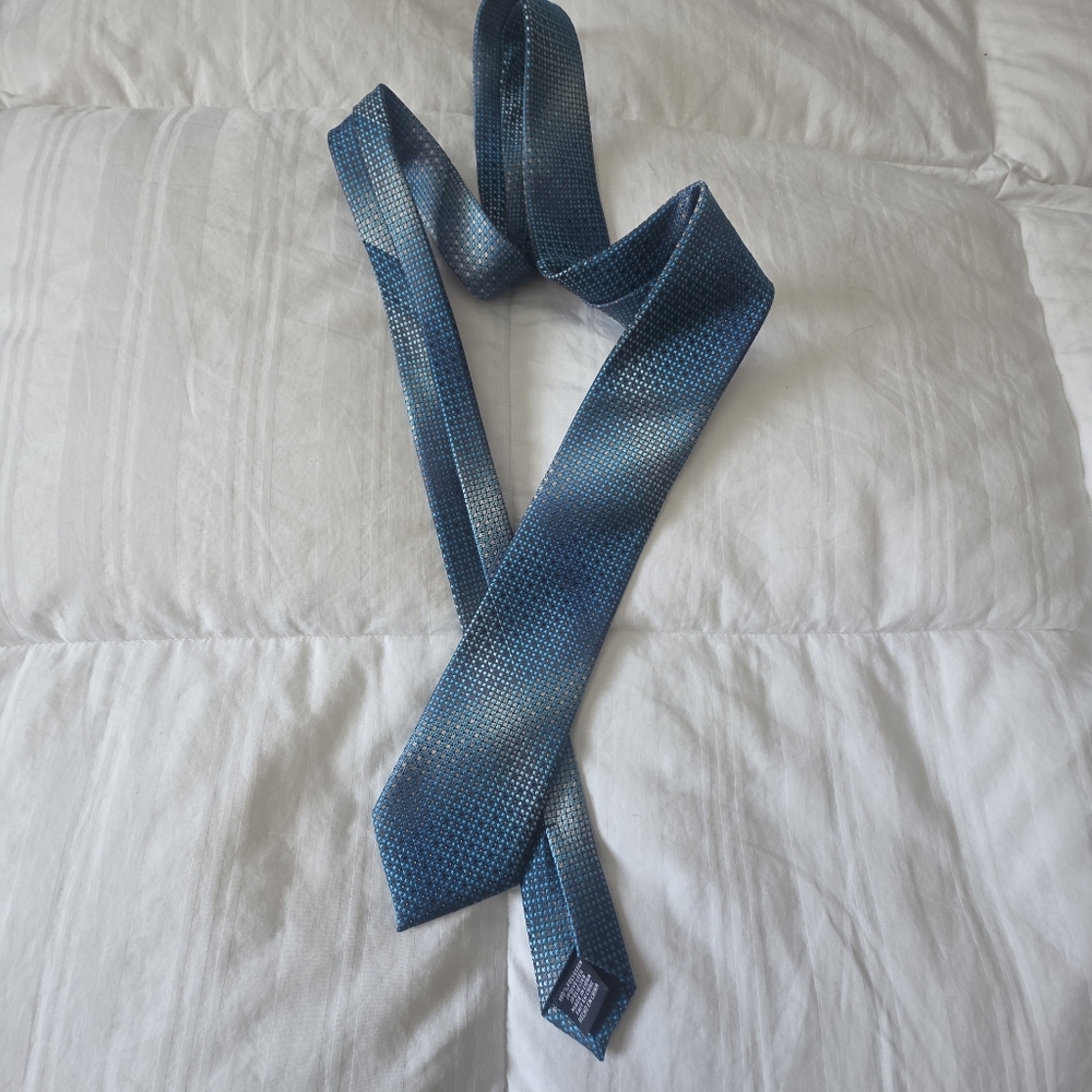 Perry Ellis Blue Textured Men's Tie